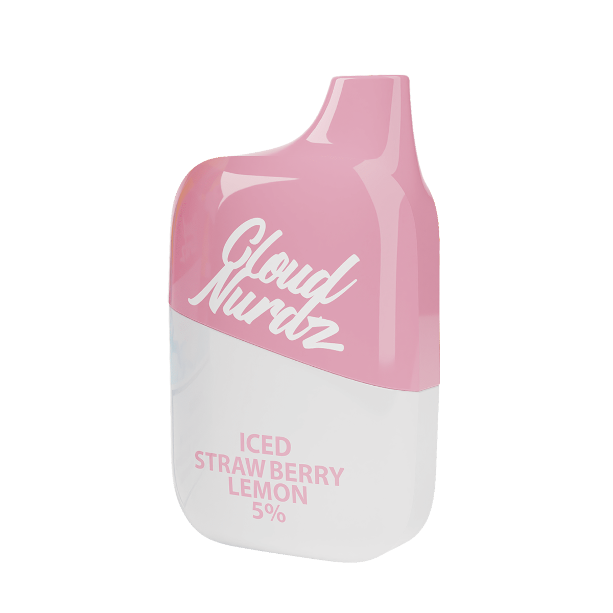 Cloud Nurdz 4500 Disposable Vape Iced Straw Berry Lemon  