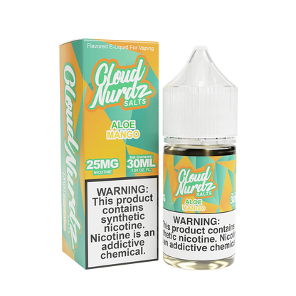Cloud Nurdz Salt Nicotine Vape Juice 25 Mg Aloe Mango 
