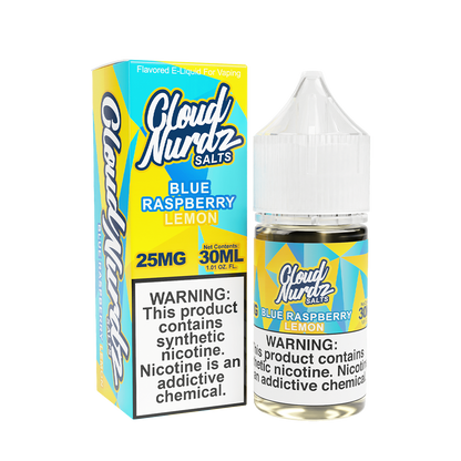 Cloud Nurdz Salt Nicotine Vape Juice 25 Mg 30 Ml Blue Raspberry Lemon