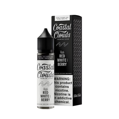 Coastal Clouds Freebase Vape Juice 3 Mg Iced Red White Berry 
