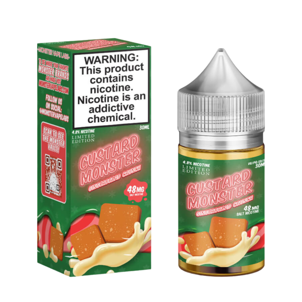 Custard Monster Salt Nicotine Vape Juice Custard Monster Salt Nicotine Vape Juice