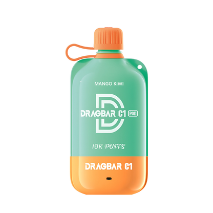 Dragbar C1 Disposable Vape Mango Kiwi  