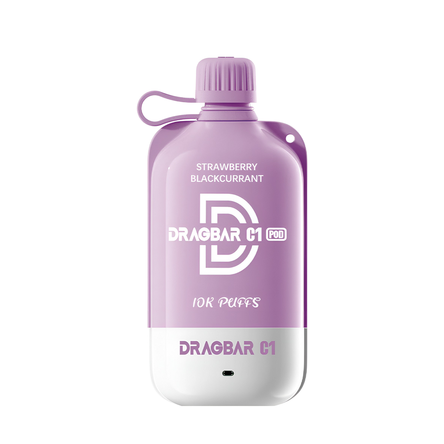 Dragbar C1 Disposable Vape Strawberry Black Currant  
