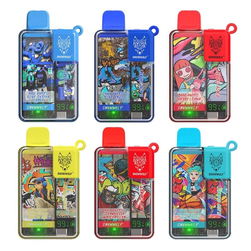 SnowWolf Easy Smart EA9000 Disposable Vape | 5% Nic in 17 Flavors SnowWolf Easy Smart EA9000 Disposable Vape | 5% Nic in 17 Flavors