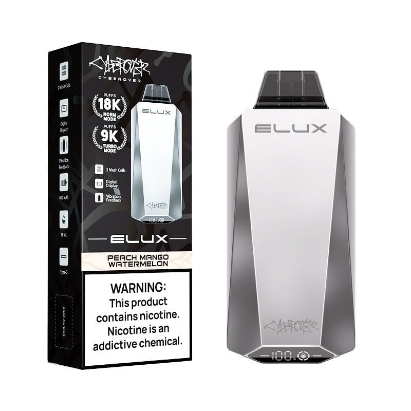 Elux Cyberover Disposable Vape | 5% Nic in 22 Flavors Elux Cyberover Disposable Vape | 5% Nic in 22 Flavors