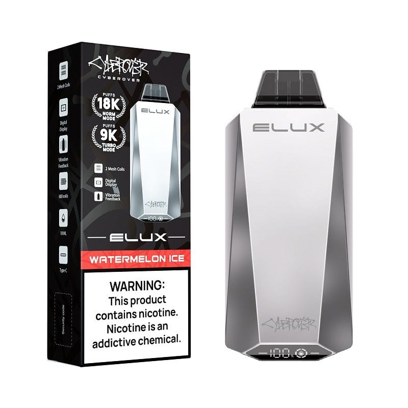 Elux Cyberover Disposable Vape | 5% Nic in 22 Flavors Elux Cyberover Disposable Vape | 5% Nic in 22 Flavors