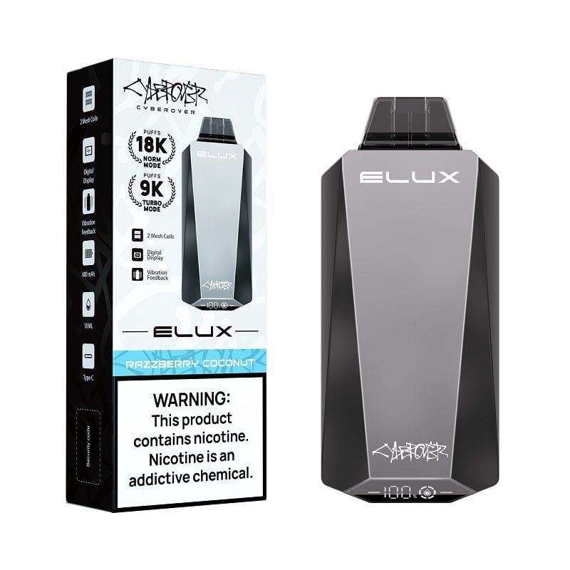 Elux Cyberover Disposable Vape | 5% Nic in 22 Flavors Elux Cyberover Disposable Vape | 5% Nic in 22 Flavors