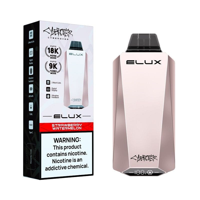 Elux Cyberover Disposable Vape | 5% Nic in 22 Flavors Elux Cyberover Disposable Vape | 5% Nic in 22 Flavors
