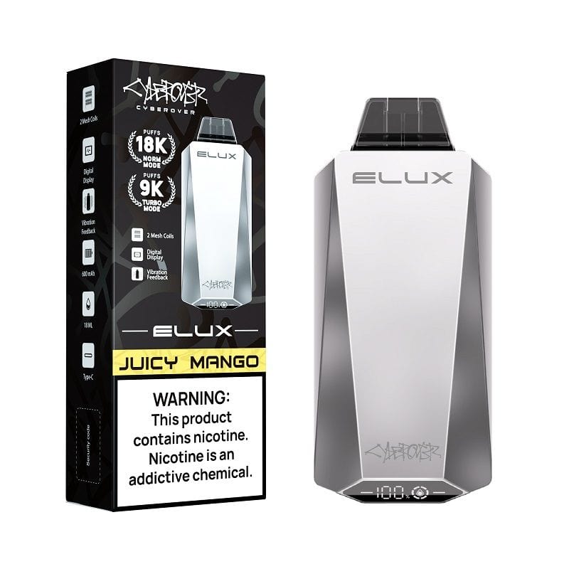 Elux Cyberover Disposable Vape | 5% Nic in 22 Flavors Elux Cyberover Disposable Vape | 5% Nic in 22 Flavors