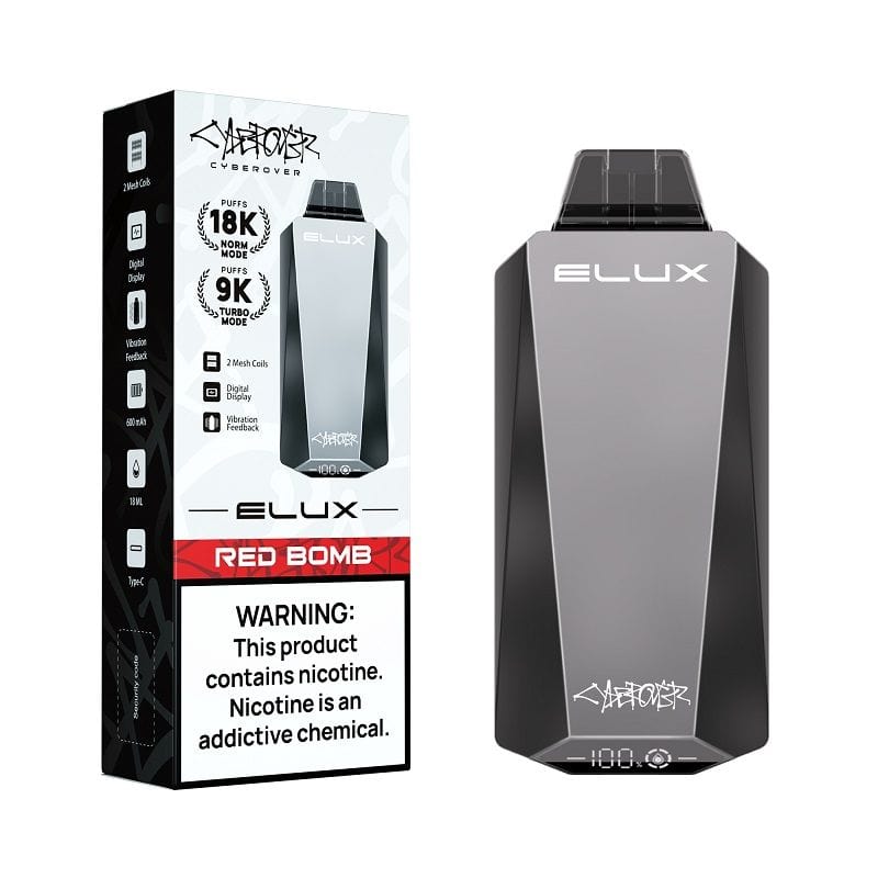 Elux Cyberover Disposable Vape | 5% Nic in 22 Flavors Elux Cyberover Disposable Vape | 5% Nic in 22 Flavors