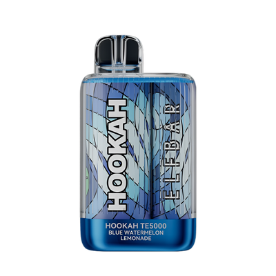 Elf Bar Hookah TE5000 Disposable Vape Blue Watermelon Lemonade  