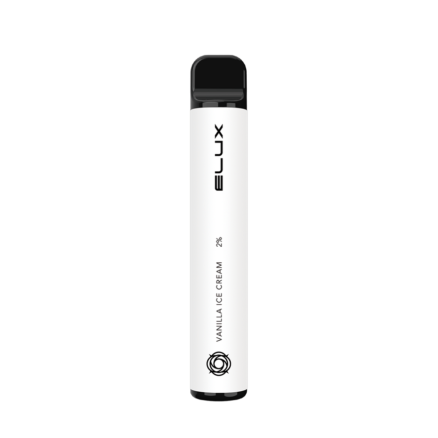 Elux Bar 600 Disposable Vape Vanilla Ice Cream  