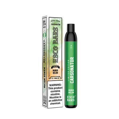 Esco Bars Carsonator X Mesh 2500 Vape - 5% Nicotine Aloe Mango Melon  
