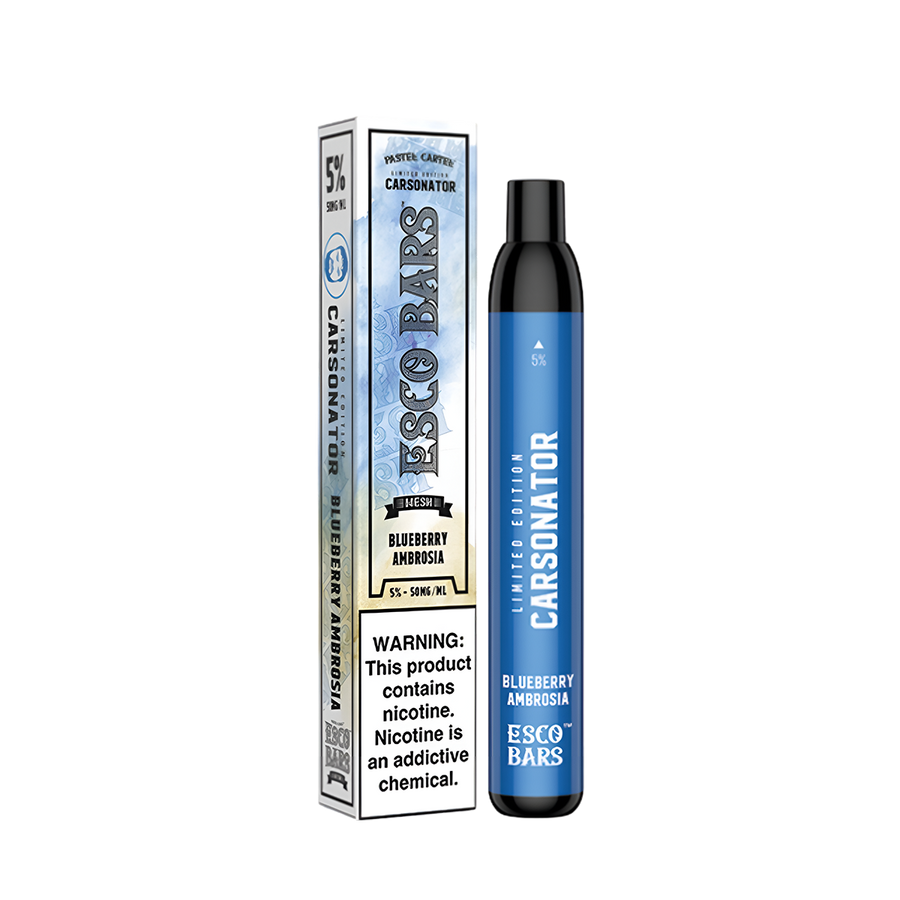 Esco Bars Carsonator X Mesh 2500 Vape | 5% Nic in 4 Flavors Esco Bars Carsonator X Mesh 2500 Vape | 5% Nic in 4 Flavors
