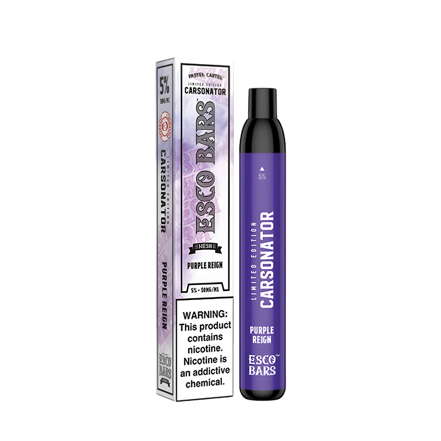Esco Bars Carsonator X Mesh 2500 Vape | 5% Nic in 4 Flavors Esco Bars Carsonator X Mesh 2500 Vape | 5% Nic in 4 Flavors