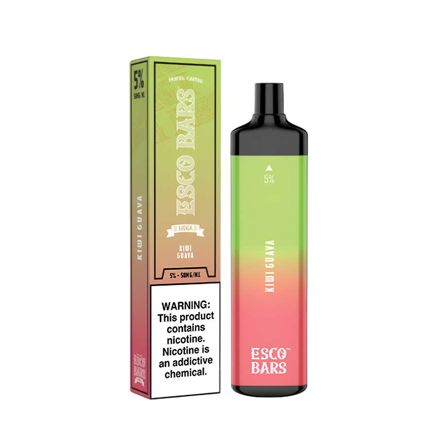 Esco Bars Mega 5000 Disposable Vape | 5% Nic in 6 Flavors Esco Bars Mega 5000 Disposable Vape | 5% Nic in 6 Flavors