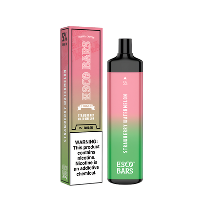 Esco Bars Mega 5000 Disposable Vape - 5% Nicotine Strawberry Watermelon  