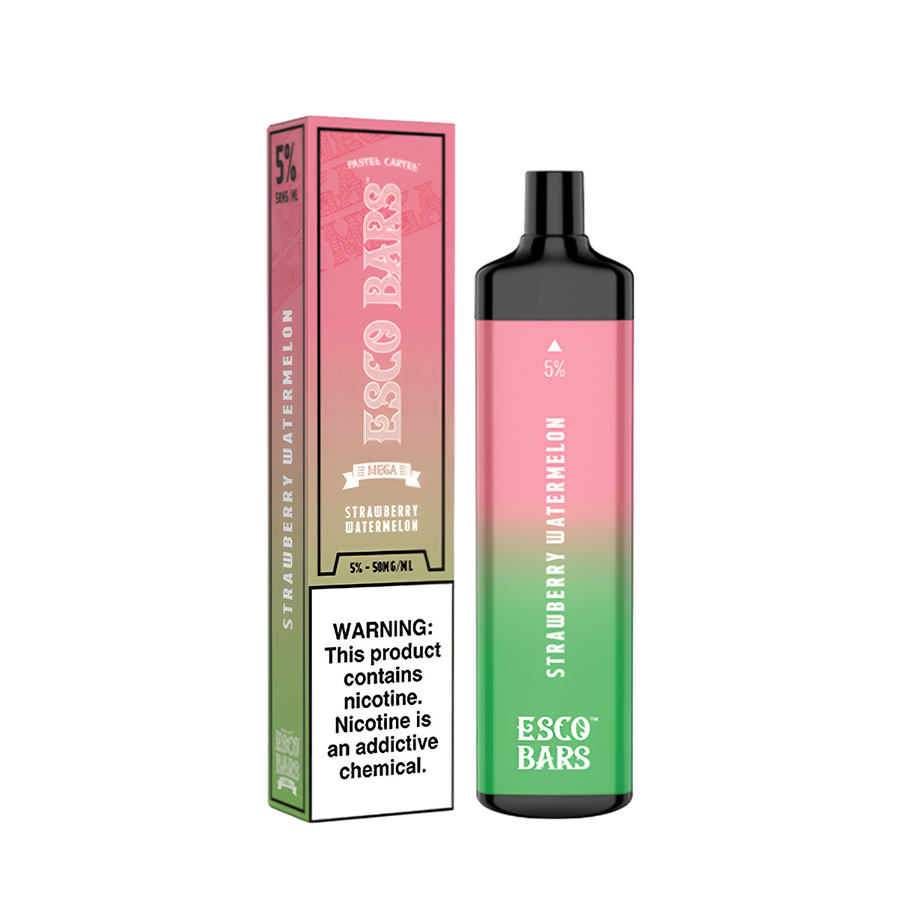 Esco Bars Mega 5000 Disposable Vape - 5% Nicotine Strawberry Watermelon  