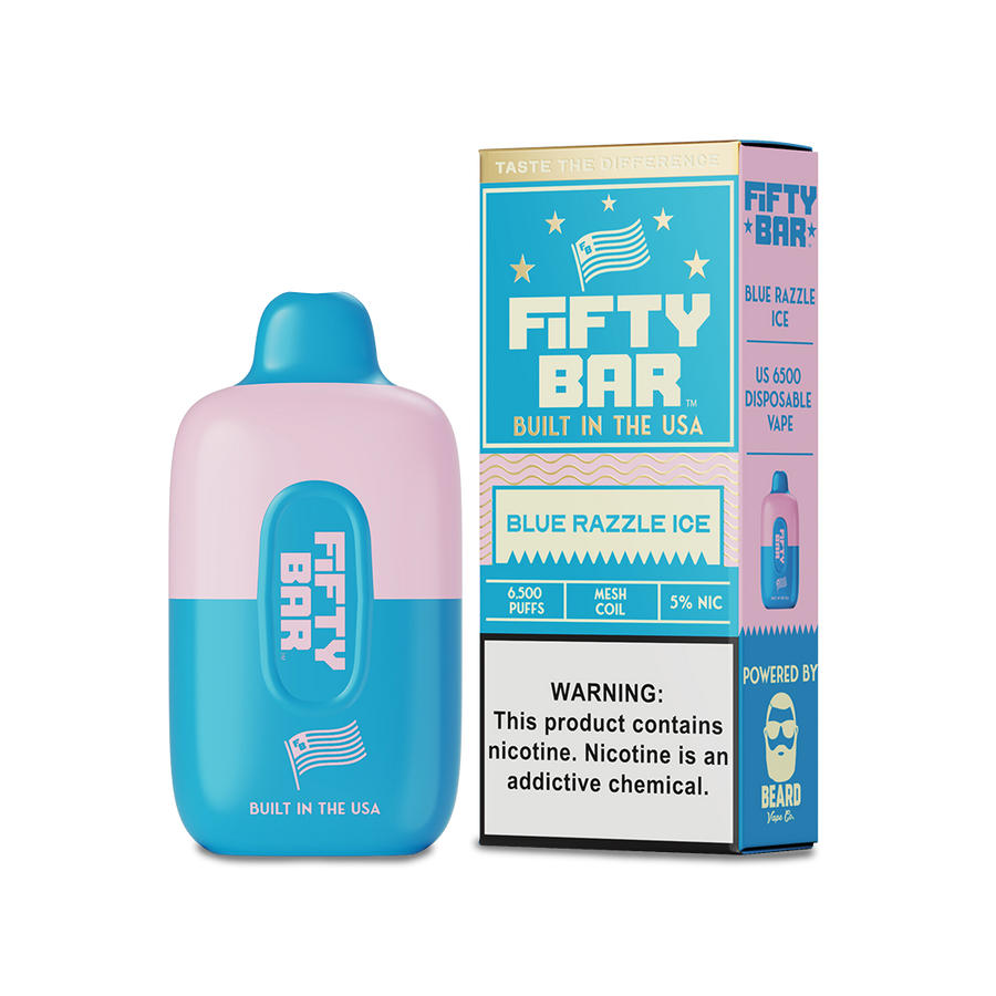 Fifty Bar 6500 Disposable Vape | 5% Nic in 23 Flavors Fifty Bar 6500 Disposable Vape | 5% Nic in 23 Flavors