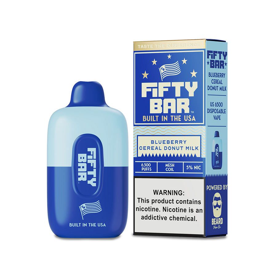 Fifty Bar 6500 Disposable Vape | 5% Nic in 23 Flavors Fifty Bar 6500 Disposable Vape | 5% Nic in 23 Flavors