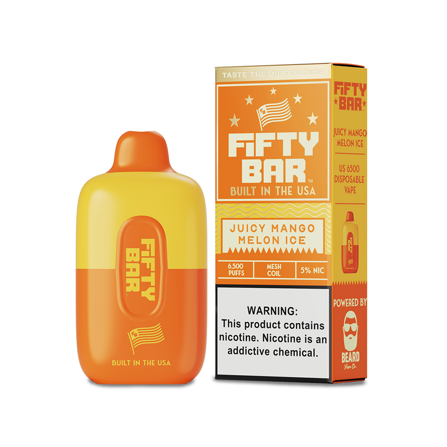 Fifty Bar 6500 Disposable Vape | 5% Nic in 23 Flavors Fifty Bar 6500 Disposable Vape | 5% Nic in 23 Flavors