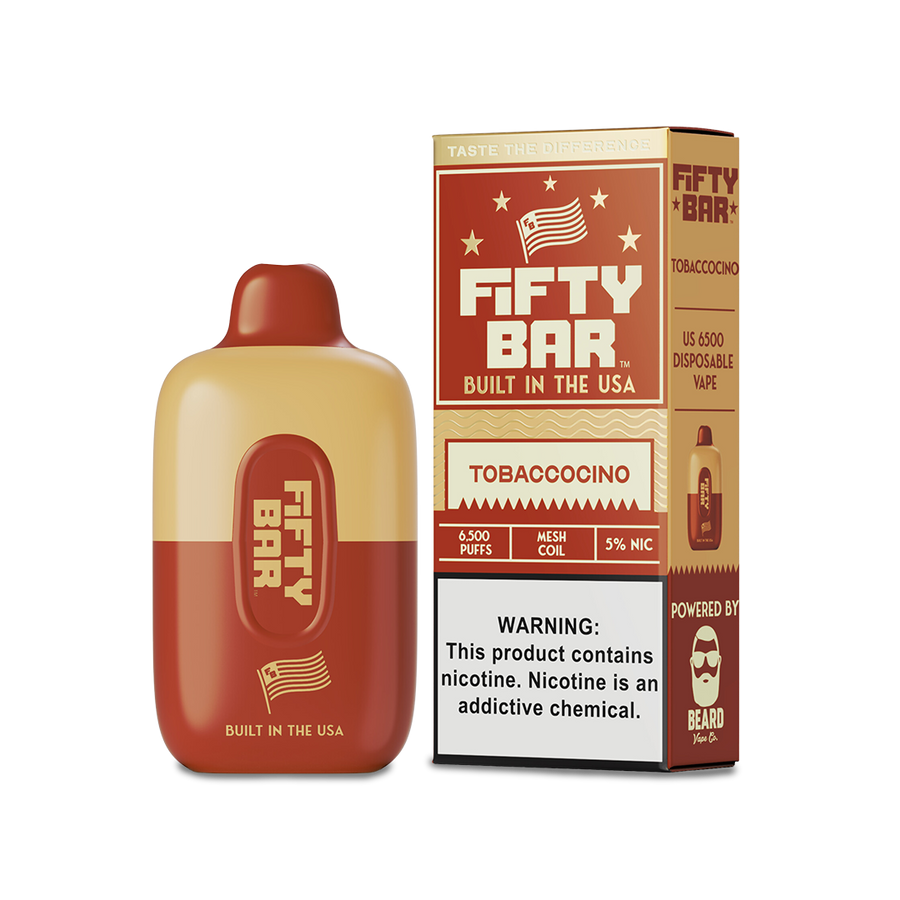 Fifty Bar 6500 Disposable Vape | 5% Nic in 23 Flavors Fifty Bar 6500 Disposable Vape | 5% Nic in 23 Flavors