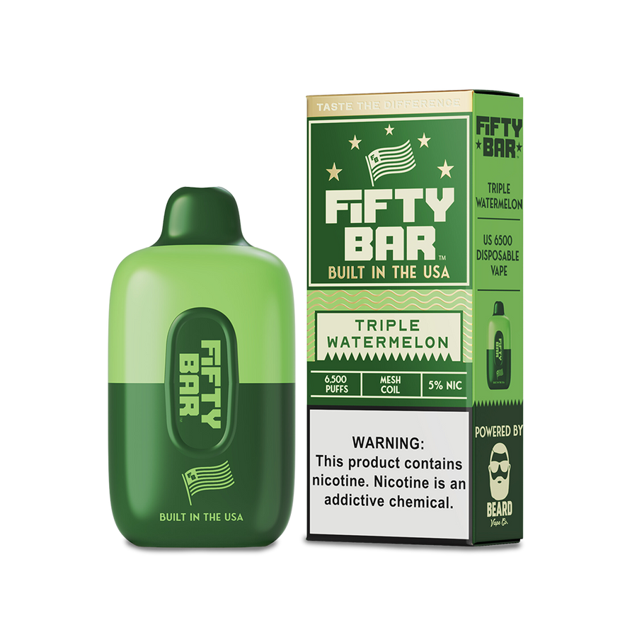Fifty Bar 6500 Disposable Vape | 5% Nic in 23 Flavors Fifty Bar 6500 Disposable Vape | 5% Nic in 23 Flavors