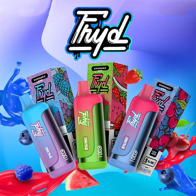 Fryd 12K Disposable Vape | 5% Nic in 10 Flavors Fryd 12K Disposable Vape | 5% Nic in 10 Flavors