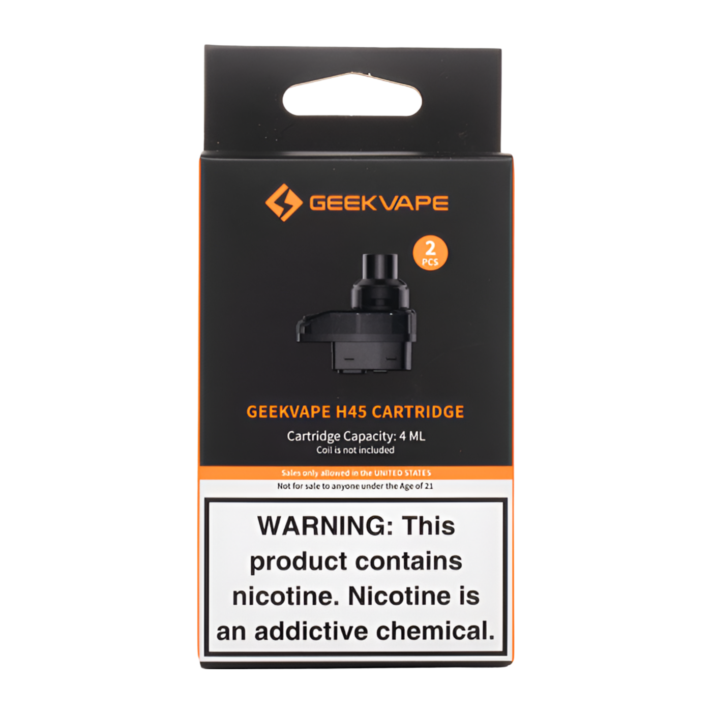 Geekvape H45 Aegis Hero 2 Empty Replacement Pod Cartridge Geekvape H45 Aegis Hero 2 Empty Replacement Pod Cartridge