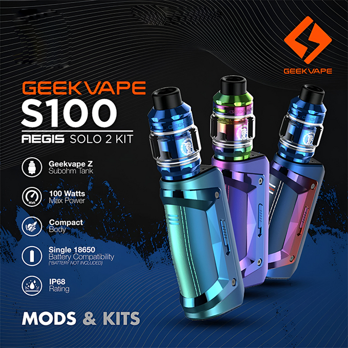 Geekvape Aegis S100 (Solo 2) Advanced Mod Kit