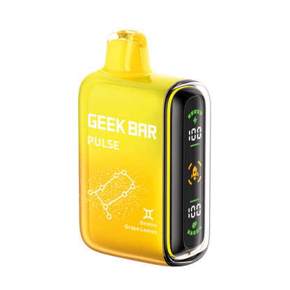 Geek Bar Pulse 15K Disposable Vape Grape Lemon  
