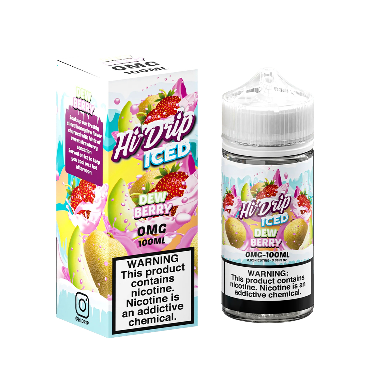 Hi Drip Iced Freebase Vape Juice | 0 ~ 6 Mg Nic in 8 Flavors Hi Drip Iced Freebase Vape Juice | 0 ~ 6 Mg Nic in 8 Flavors