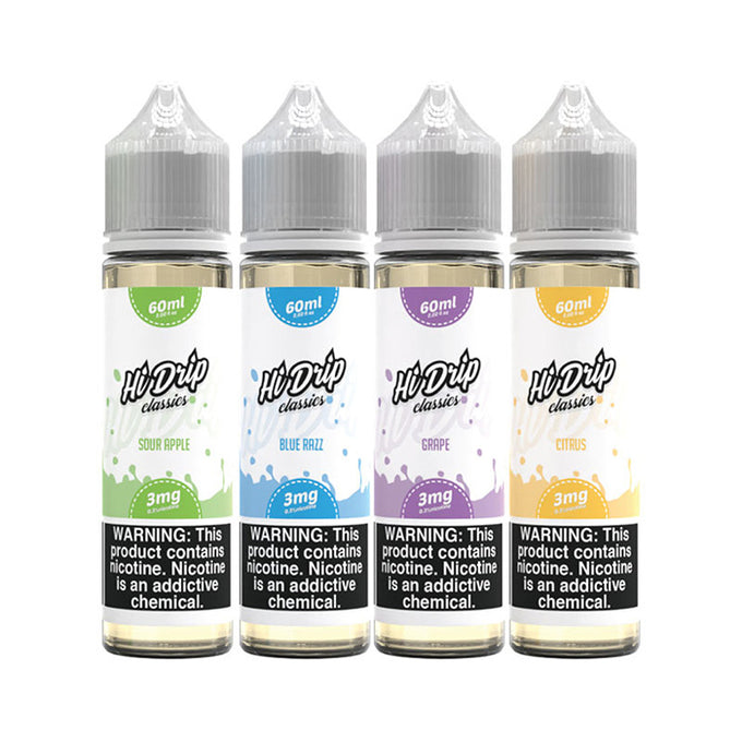Hi Drip Classics Iced Freebase Vape Juice