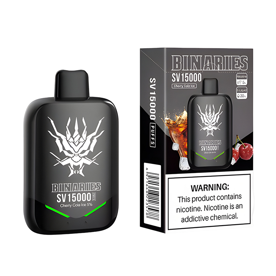 HorizonTech Binaries SV15000 Disposable Vape Cherry Cola Ice  