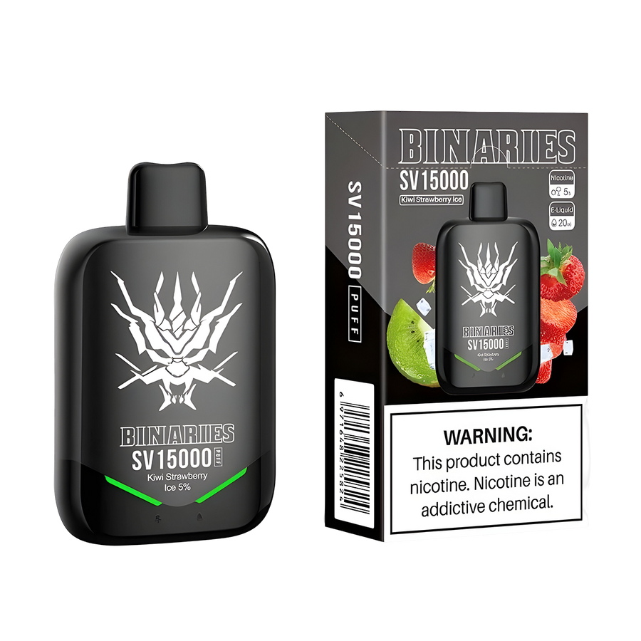 HorizonTech Binaries SV15000 Disposable Vape Kiwi Strawberry Ice  