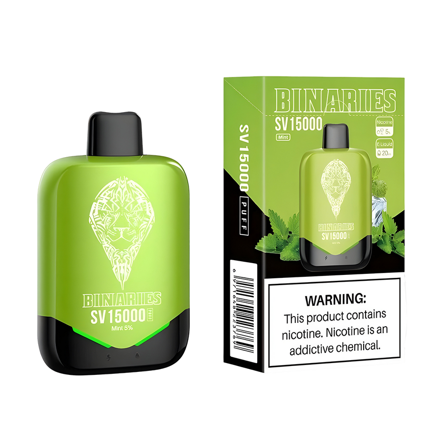 HorizonTech Binaries SV15000 Disposable Vape Mint  