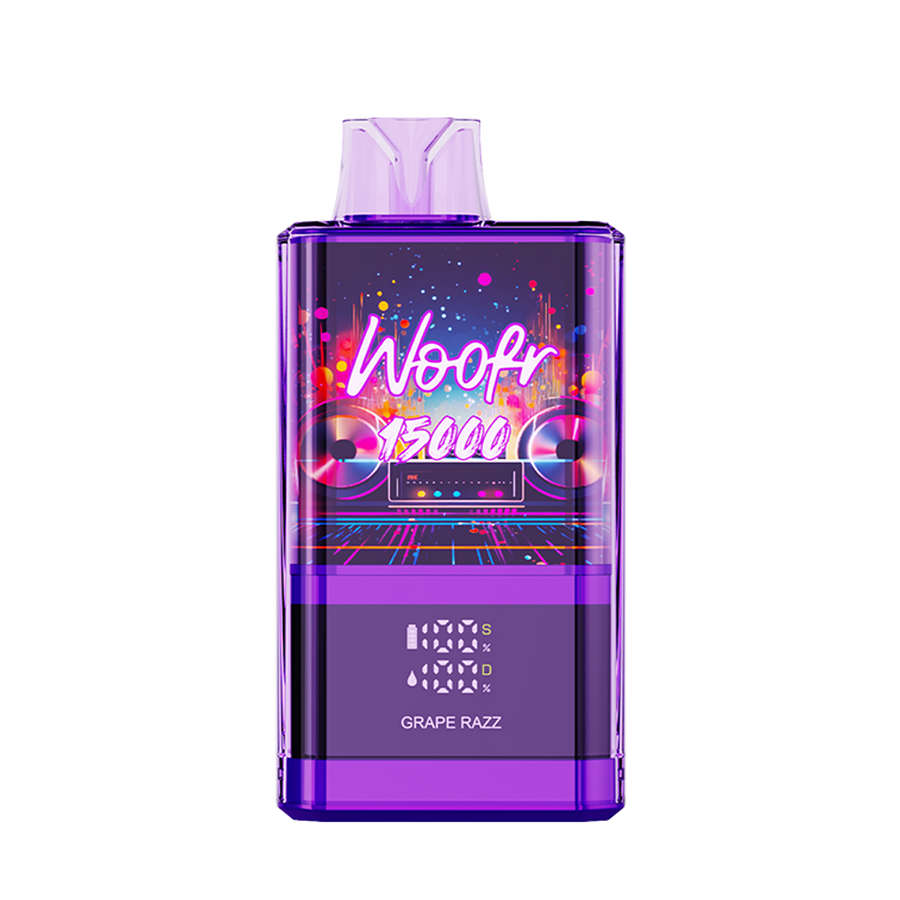 iJoy Woofr 15000 Disposable Vape Grape Razz  