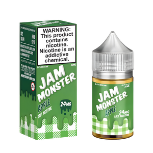 Jam Monster Salt Nicotine Vape Juice 24 Mg 30 Ml Apple