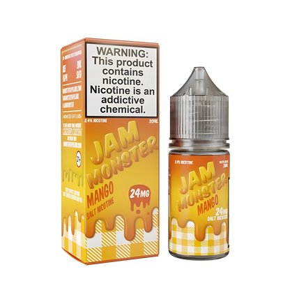 Jam Monster Salt Nicotine Vape Juice 24 Mg NTD Mango 