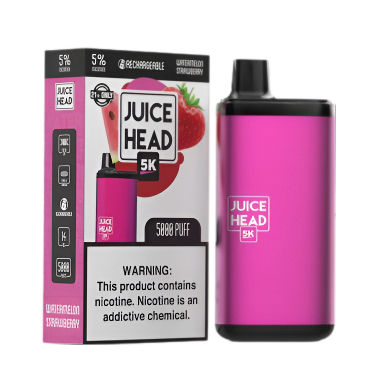 Juice Head 5K Disposable Vape 5 Nic in 9 Flavors