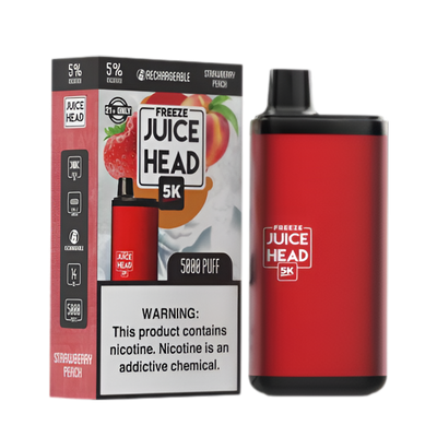 Juice Head 5K Freeze Disposable Vape Strawberry Peach Freeze  