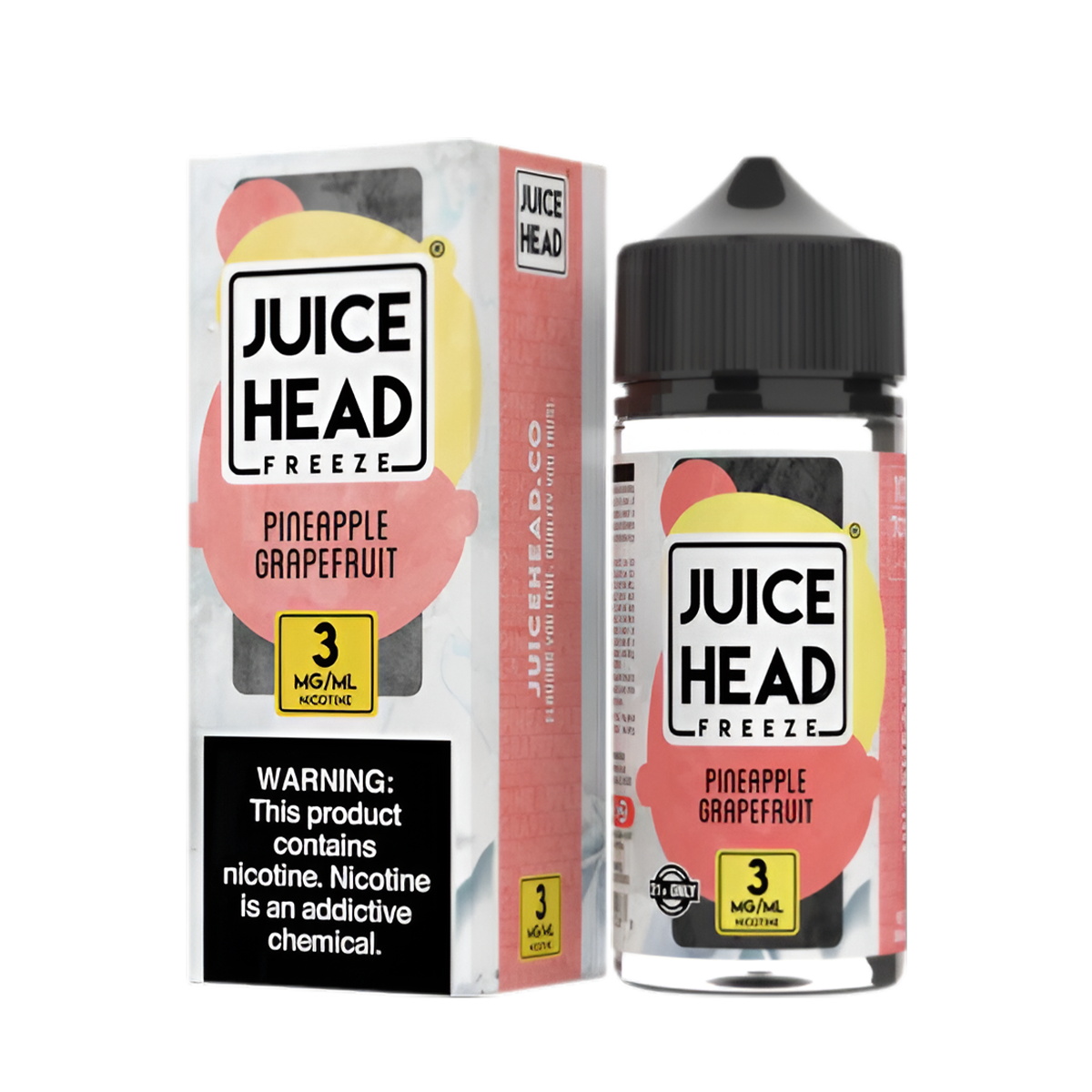 Juice Head Freeze Freebase Vape Juice | 0 ~ 6 Mg Nic in 7 Flavors Juice Head Freeze Freebase Vape Juice | 0 ~ 6 Mg Nic in 7 Flavors