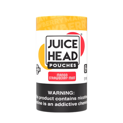 Juice Head Nicotine Pouches (5 Pack) 6 Mg 5x20 Nicotine Punches Mango Strawberry Mint