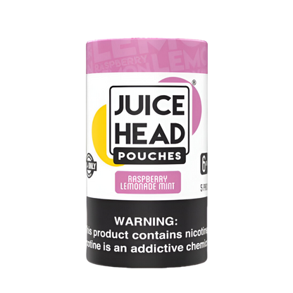 Juice Head Nicotine Pouches (5 Pack) 6 Mg 5x20 Nicotine Punches Raspberry Lemonade Mint