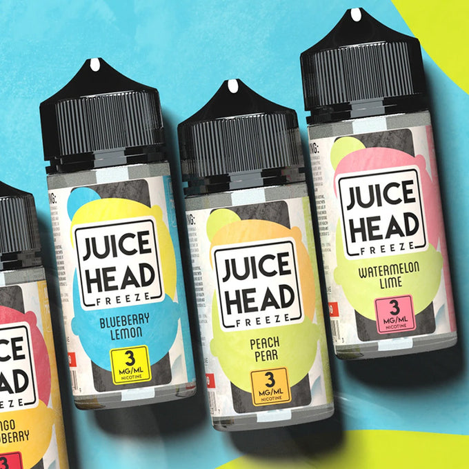 Juice Head Freeze Freebase Vape Juice | 0 ~ 6 Mg Nic in 7 Flavors Juice Head Freeze Freebase Vape Juice | 0 ~ 6 Mg Nic in 7 Flavors
