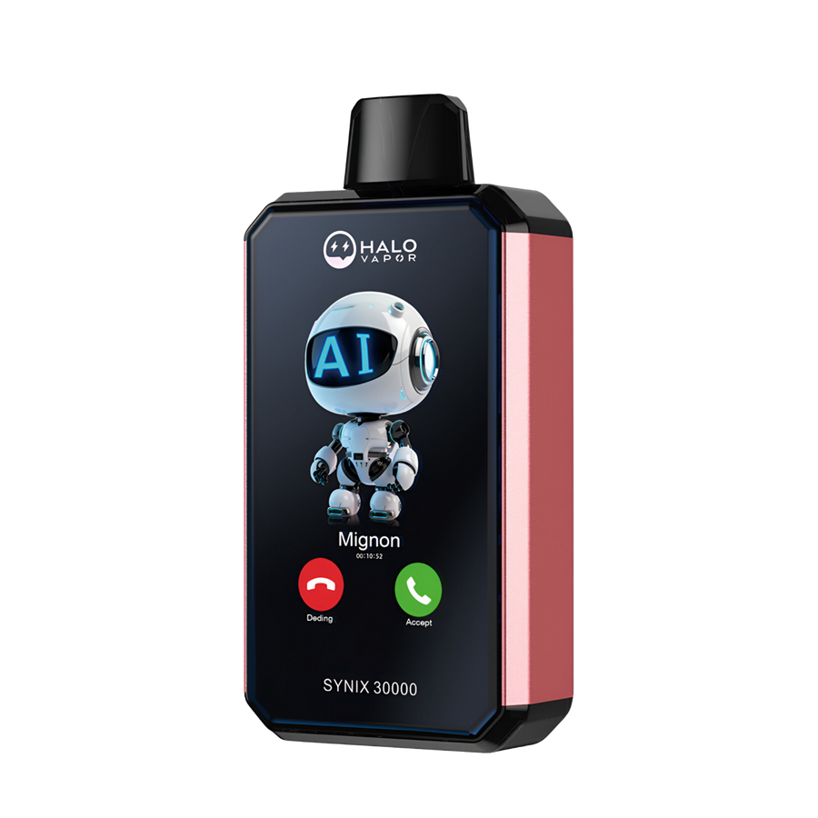 Halo Vapor Synix 30K Disposable Vape Juicy Peach Ice  