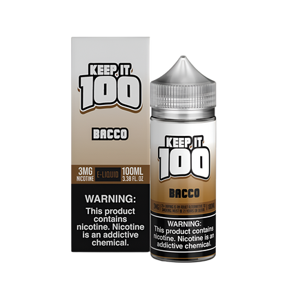 Keep it 100 Original Flavors Freebase Vape Juice 0 Mg 100 Ml Bacco