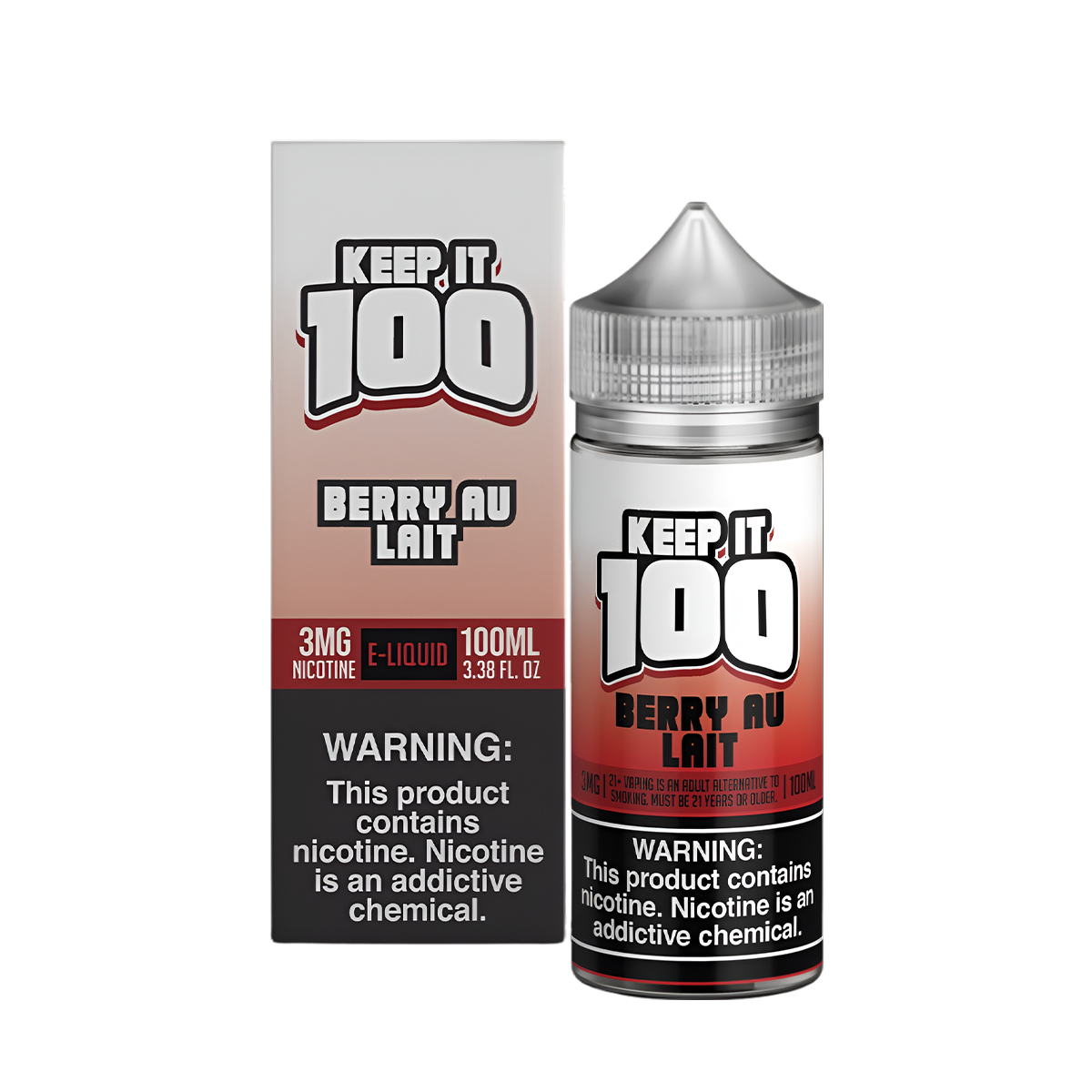 Keep It 100 Berry Au Lait EJuice - E-Liquids, Vapes & Pod Kits Australia Keep It 100 Berry Au Lait EJuice - E-Liquids, Vapes & Pod Kits Australia