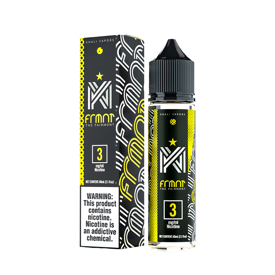 Khali Vapors Freebase Vape Juice 0 Mg The Fairmont 