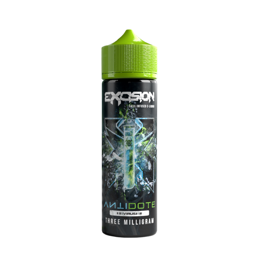 Alt Zero and Excision Freebase Vape Juice 0 Mg Lemon Lime Ice